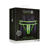 Ouch Gitd Stripedjockstrap Neongrn Lxl