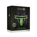 Ouch Gitd Stripedjockstrap Neongreen Sm