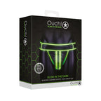 Ouch Gitd Stripedjockstrap Neongreen Sm