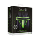 Ouch Gitd Stripedjockstrap Neongreen Sm