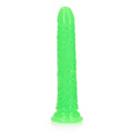 Realrock Gitd Slim 8In Dildo Neon Green