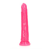 Realrock Gitd Slim 11In Dildo Neon Pink