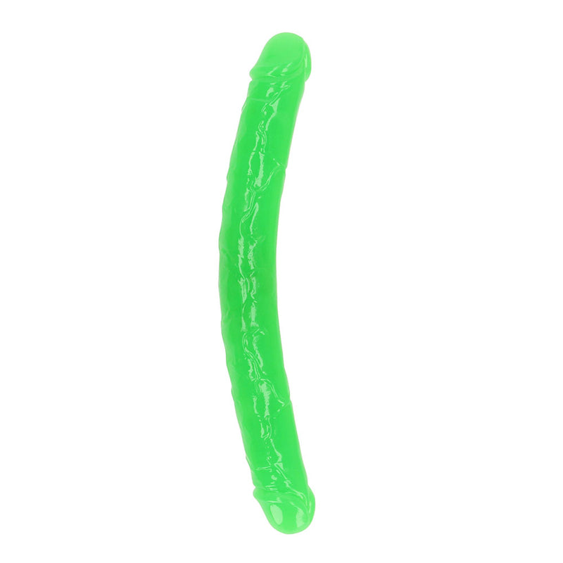 Realrock Gitd Double Dong 15In Neongreen