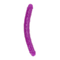 Realrock Gitd Double Dong 15In Neonpurpl