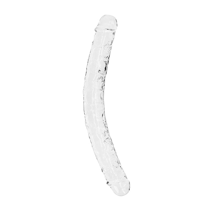 Realrock Cc Double Dong 13In Dildo Clear