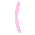Realrock Cc Double Dong 18In Dildo Pink