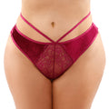 Kalina Vel Strppy Keyhole Thong Mag QS