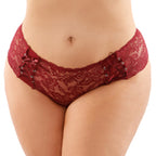 Magnolia Laceup Crotchless Bs Grnt Qs