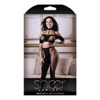 Sheer Missingu 2Pccrptpleggings Blk Os