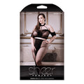 Sheer MissingU 2PcCrpTpLeggings Blk QS