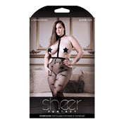 Sheer Starryeyed Stckngpsty Set Blk Qs