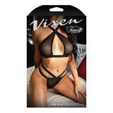 Vixen AfterHours Stdd HaltrPntyBlk LXL