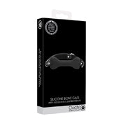 Ouch Puppy Play Silicone Bone Gag Black