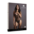 Le Desir Suspender Bodystocking Black Os