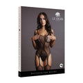 Ledesir Fishnetlacegarterbodystck Blk Os