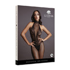 Le Desir Highneck Bodystocking Black Os