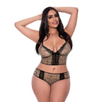 Ms Purrrfect Bra Hipsterpanty Leopard Qs