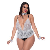 Ms Dress Up Full Service Costume Wht Qs