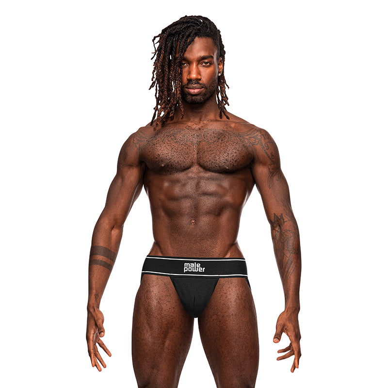 Mp Modal Rib Jock Black Sm