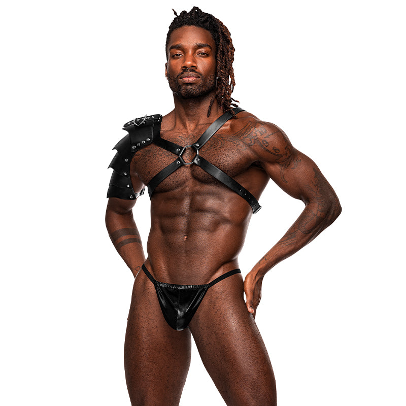 Mp Leather Mens Aquarius Black Os