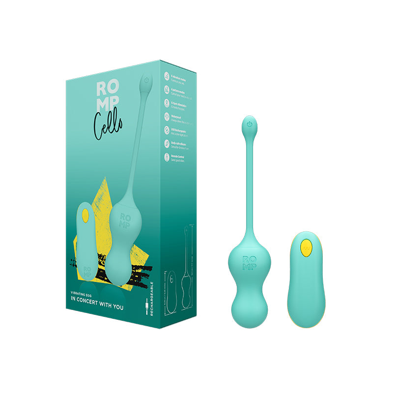 ROMP Cello GSpot Vibrator Light Teal