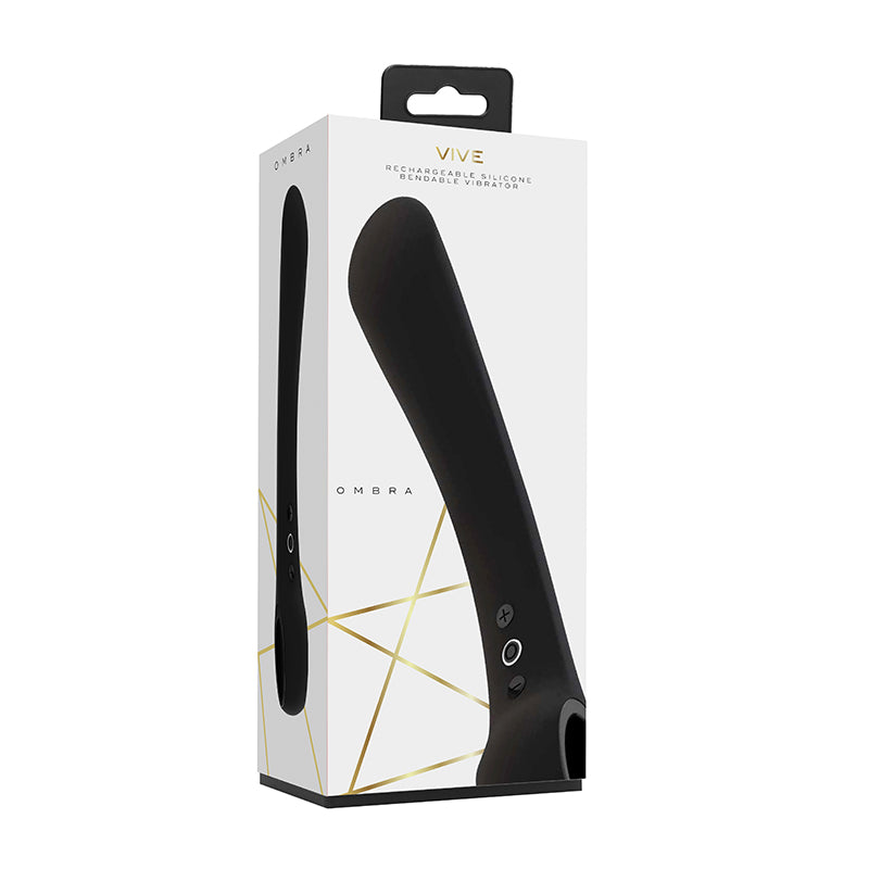 Vive Ombra Bendable Vibrator Black