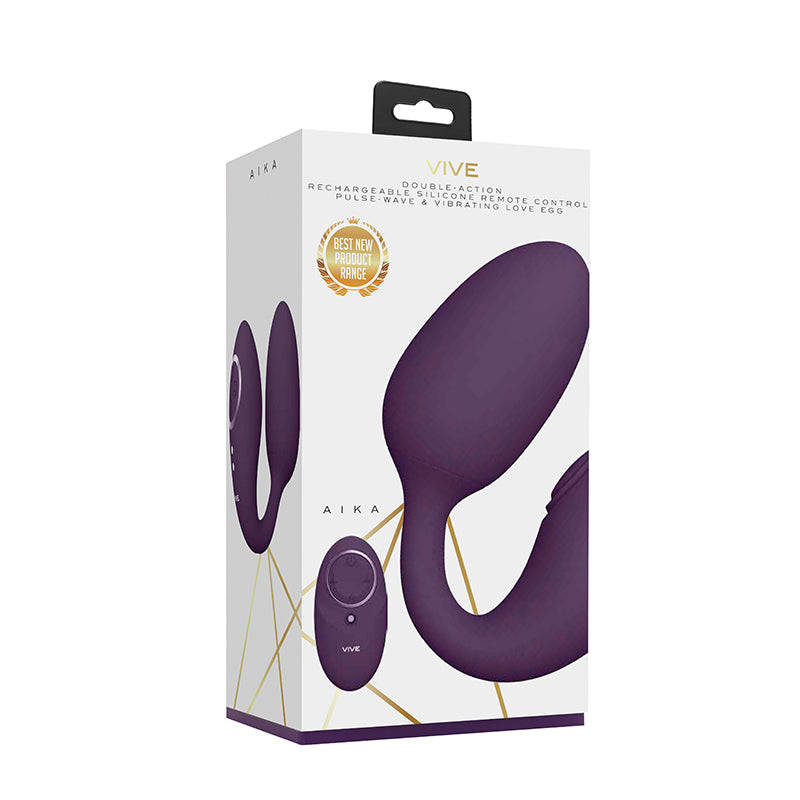 VIVE AIKA Remote Dual Stim Egg Vibe Pur
