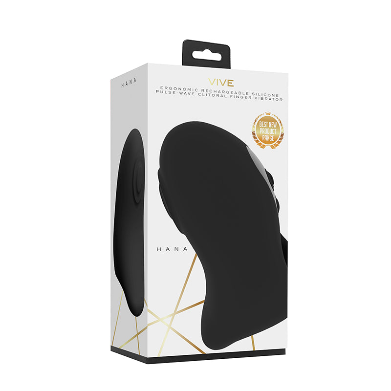 VIVE HANA PulseWave Finger Vibrator Blk