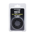 Rock Solid The Twist Silicone CRing Bk