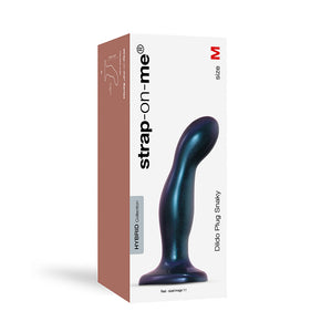 StrapOnMe Dildo Plug Snaky Blue M