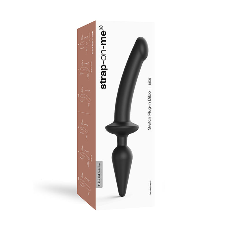 StrapOnMe Switch PlugDildo Black S