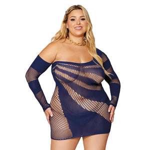 DG Stripey OneShoulder Chemise Noc QS
