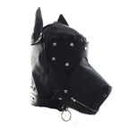 Plesur Locking Dog Hood Zippermouth Blk