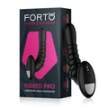 Forto Ribbed Pro Vibr Anal Massager Blk