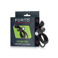 Forto Pointer Vibr Dual Cockring Blk