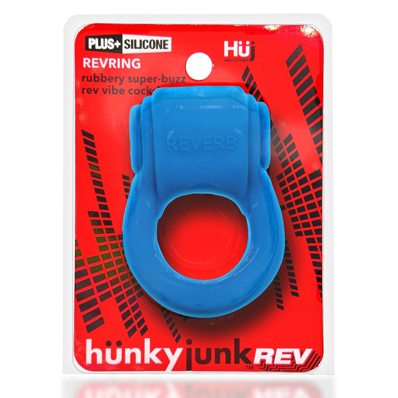 Hunkyjunk Revring Ring wVib Teal wBk