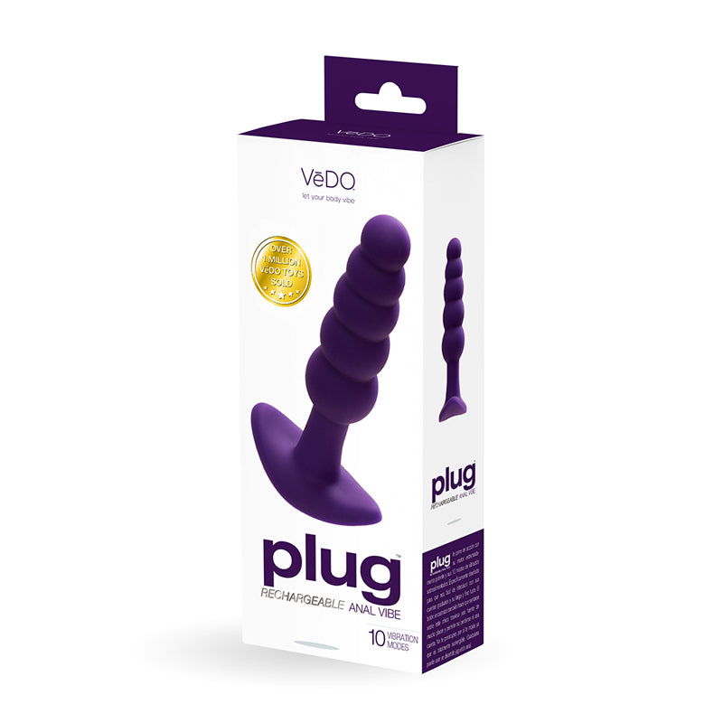 VeDO Plug Vibrating Anal Plug Purple