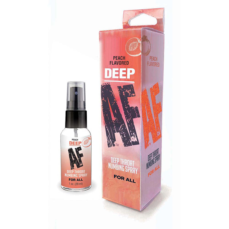 Deep Af Numb Throat Spray Peach 1Oz