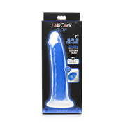 Lollicock Gitd Silicone Dildo 7In Blu