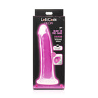 Lollicock GITD Silicone Dildo 7in Pur