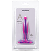 Aplay Groovy Sili Anal Plug 4In Berry