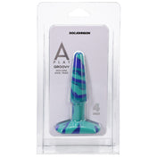 Aplay Groovy Sili Anal Plug 4In Ocean