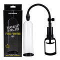 Rock Solid Penis Pumping Kit BlackClear
