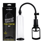 Rock Solid Penis Pumping Kit BlackClear