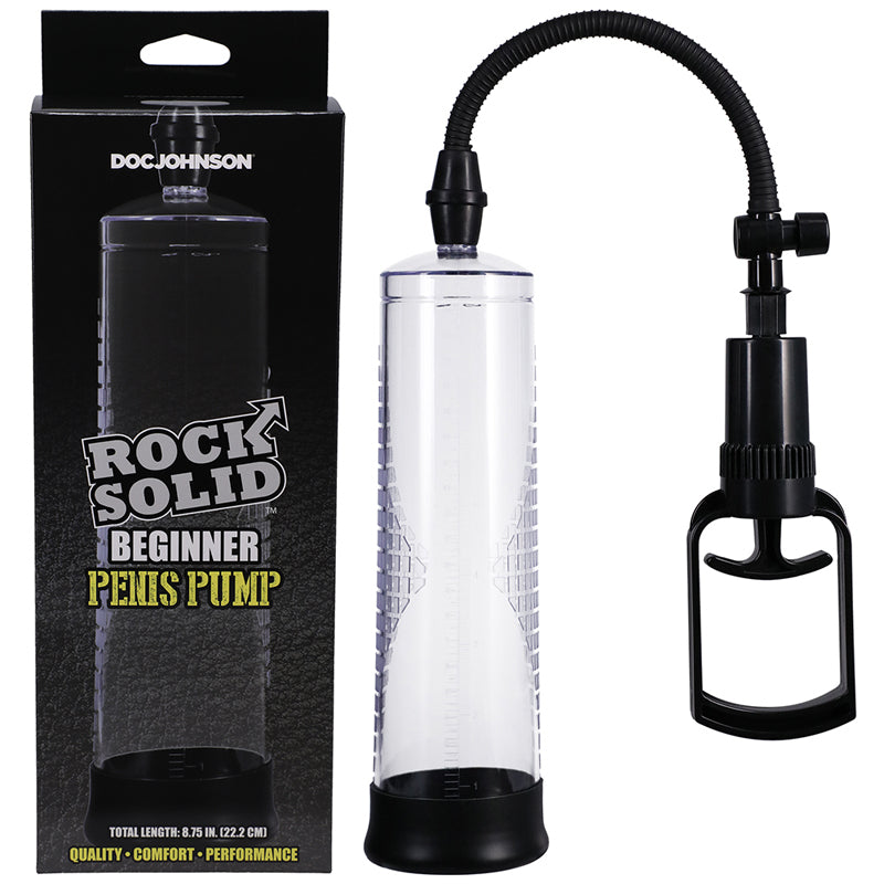 Rock Solid Beginner Penis Pump BlackCle