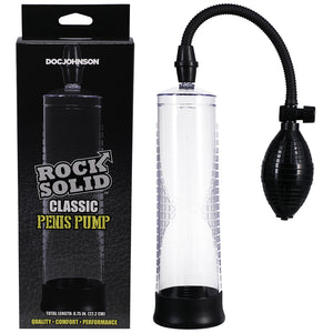 Rock Solid Classic Penis Pump BlackClea