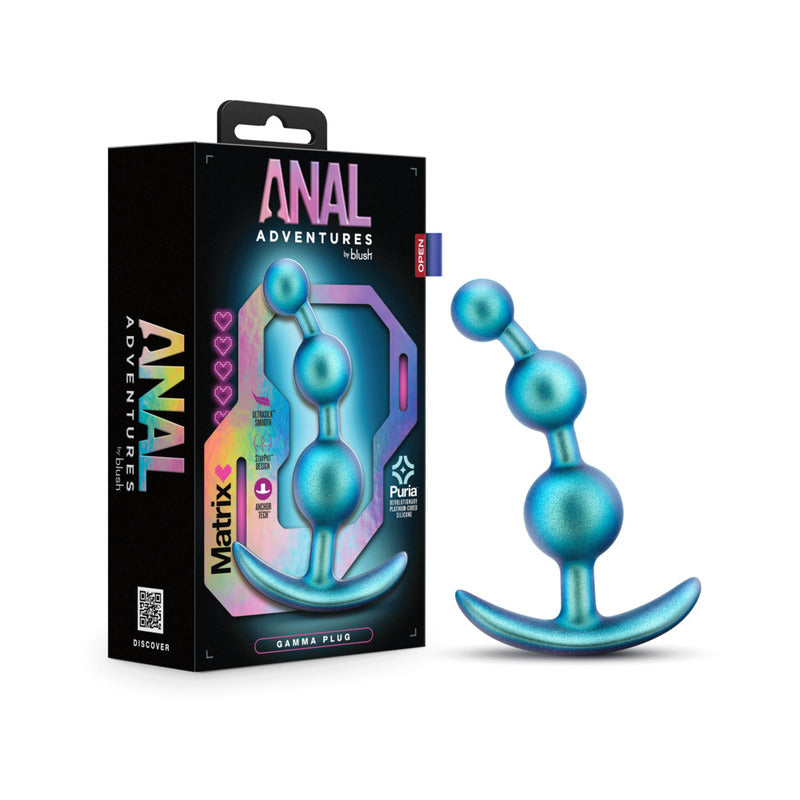 Anal Adventures Matrix Gamma Plug Teal