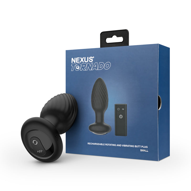 Nexus Tornado Anal Plug wRemote Black