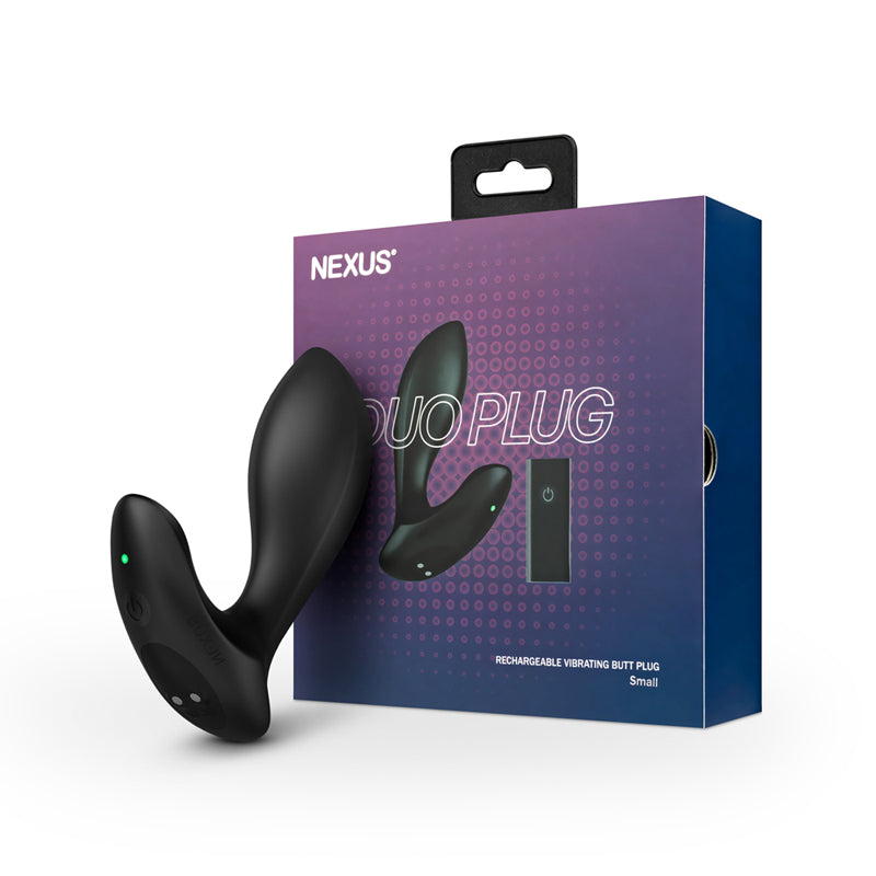 Nexus Duo Anal Plug wRemote Black