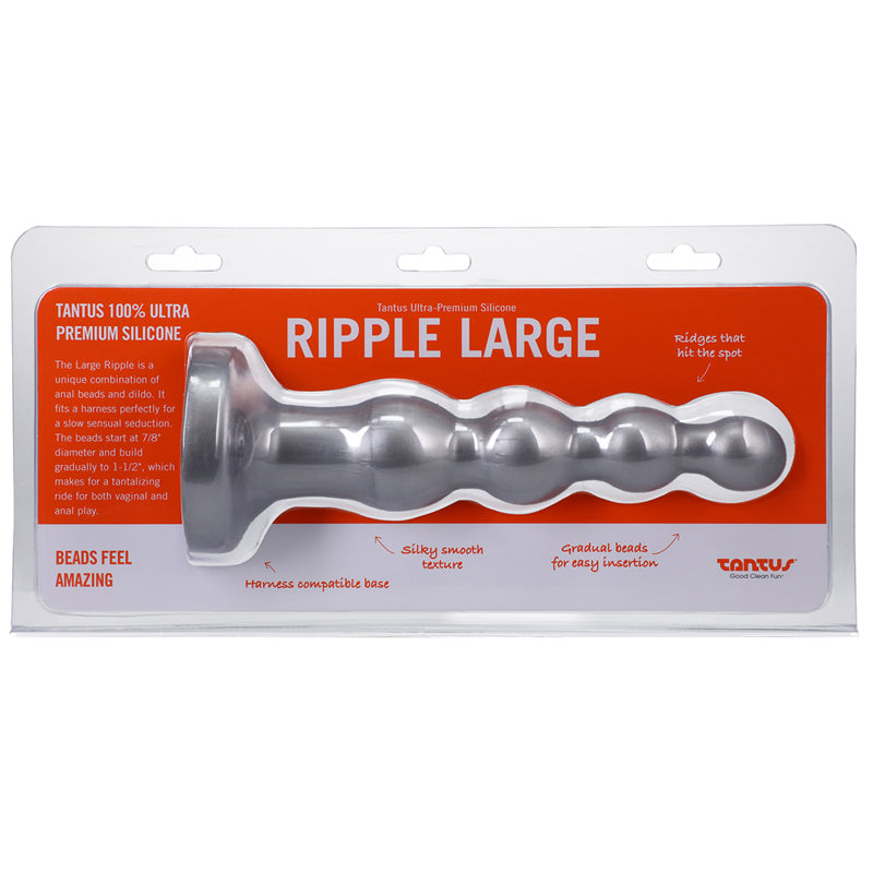 Tantus Ripple Large MediumFirm Silver